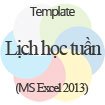 Lịch học tuần