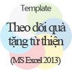 Theo dõi tài trợ và quà từ thiện